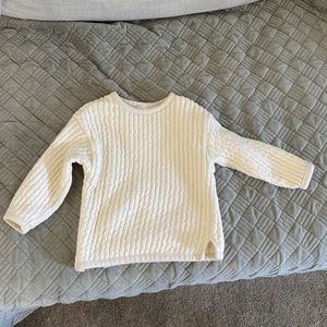 Zara sweatshirt / sweater cream